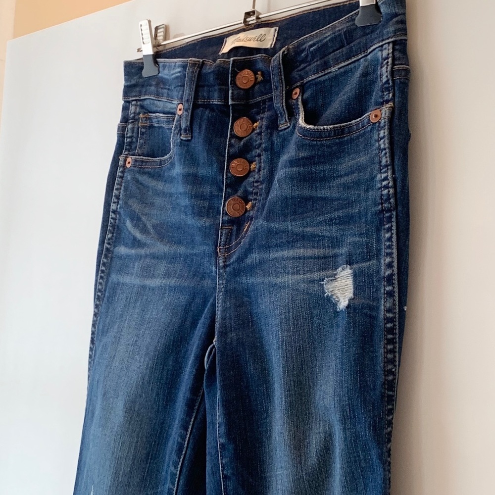 Madewell High Rise Skinny Ankle Jeans, 23 fits 24 - Picture 4 of 16